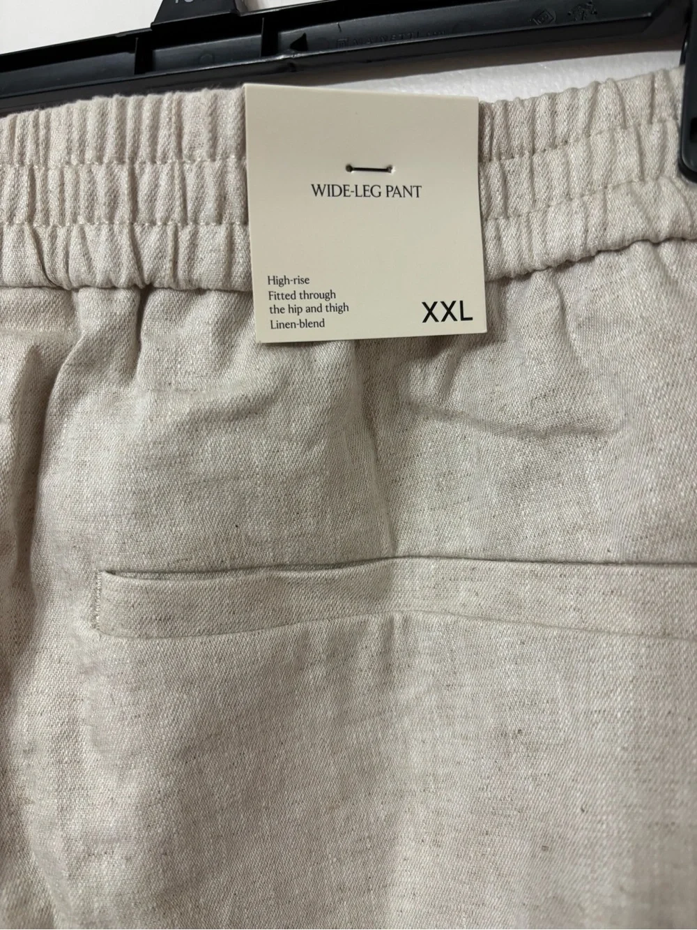 Banana Republic Light Beige Linen-Blend Chinos